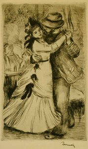 Tanssi maaseudulla tekijältä Pierre-Auguste Renoir
