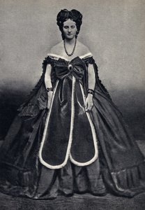 Muotokuva "puolimaailmallisesta", Piersonin Castiglionesta. Valokuvaus, 1800-luvun loppu, tekijältä Pierre Louis Pierson