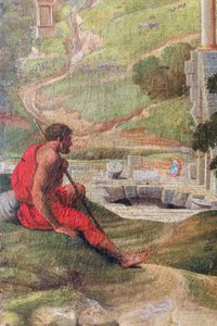 Maisema ja muinaiset rauniot tekijältä Pierre (1612-88) Lemaire