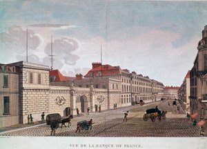 Ranskan keskuspankki Rue Croix-Petits-Champsista Pariisista (kaiverrus