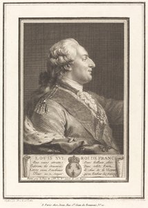 Ludvig XVI, Ranskan kuningas tekijältä Pierre Adrien Le Beau after Benedict Alphonse Nicolet