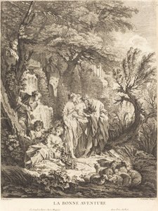 Hyvä seikkailu, 1738. tekijältä Pierre Alexandre Aveline