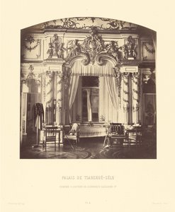 Tsarskoe-Selon palatsi, keisari Aleksanteri I:n makuuhuonetta