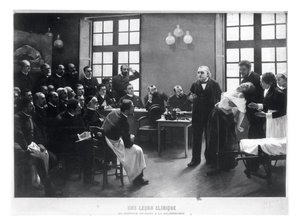 Kliininen oppitunti tohtori Charcotin kanssa Salpetrieressa, 1887