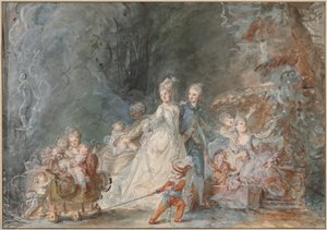 Perhepromenade puistossa