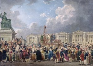 Teloitus, Place de la Revolution, elokuun 1793 ja kesäkuun 1794 välisenä aikana