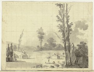 Näkymä Versaillesin puistoon: Versailles