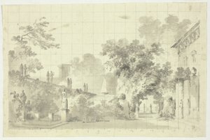 Näkymä Versaillesin puistoon: Versailles