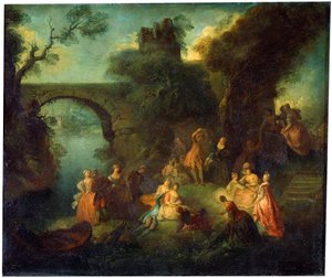 Tanssi joella, n. 1720-1730.