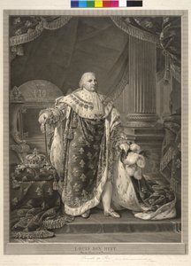 Ranskan kuningas Ludvig XVIII tekijältä Pierre Audouin