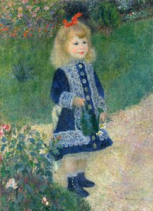 Tyttö kastelukannulla tekijältä Pierre-Auguste Renoir