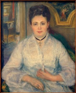 Madame Victor Chocquetin muotokuva tekijältä Pierre-Auguste Renoir