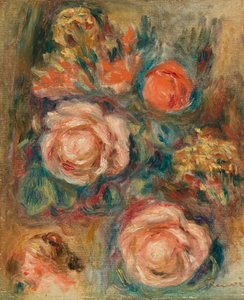 Ruusukimppu (Bouquet de roses) tekijältä Pierre-Auguste Renoir
