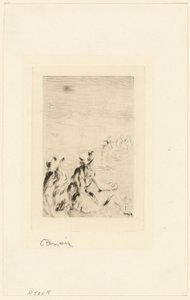 Lapset rannalla, Berneval tekijältä Pierre Auguste Renoir