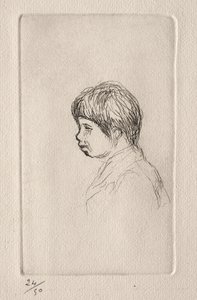 Claude Renoir, taiteilijan poika, profiilissa tekijältä Pierre Auguste Renoir