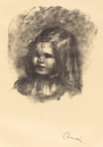 Claude Renoir, kääntyi vasemmalle Claude Renoir, kääntyy vasemmalle, 1904. tekijältä Pierre Auguste Renoir