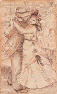 Tanssia maalla, 1883 tekijältä Pierre-Auguste Renoir