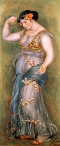 Tanssiva tyttö kastanetteilla, 1909 tekijältä Pierre Auguste Renoir