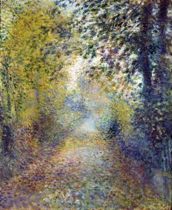 ""Metsässä"" (metsässä) Pierre Auguste Renoirin (1841-1919) maalaus 1880 Koko 55,8x46,3 cm National Museum of Western Art, Tokio tekijältä Pierre Auguste Renoir