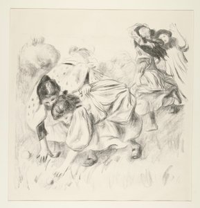 Lapset leikkivät? pallo (lapset leikkivät palloa) tekijältä Pierre Auguste Renoir