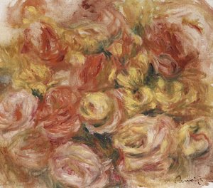 Kukkapiirros, n. 1914 tekijältä Pierre Auguste Renoir