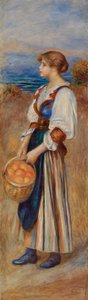 Tyttö appelsiinikoriin (Marchande d