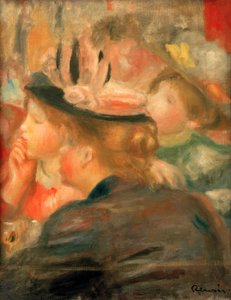 Teatterissa tekijältä Pierre-Auguste Renoir