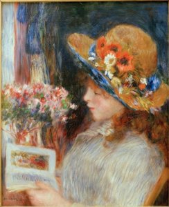 Jeune fille lisant tekijältä Pierre-Auguste Renoir