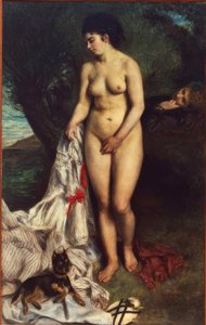 La baigneuse au griffon tekijältä Pierre Auguste Renoir