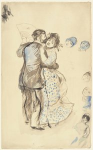 La danse? la campagne (tanssi maaseudulla) tekijältä Pierre Auguste Renoir