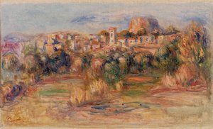 Maisema, La Gaude (maisema, La Gaude) tekijältä Pierre-Auguste Renoir