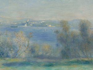 Maisema Välimerellä (näkymä Touloniin) tekijältä Pierre Auguste Renoir
