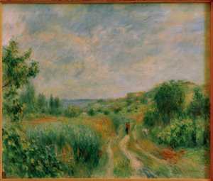 Maisema lähellä Essoyes tekijältä Pierre-Auguste Renoir