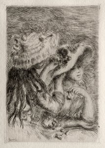 Kiinnitetty hattu tekijältä Pierre Auguste Renoir