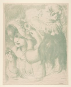 Le Chapeau ?pingl? (Kiinnitetty hattu) tekijältä Pierre Auguste Renoir