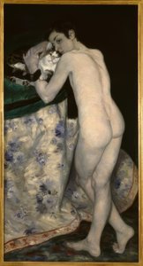 Nuori poika kissan kanssa tekijältä Pierre Auguste Renoir