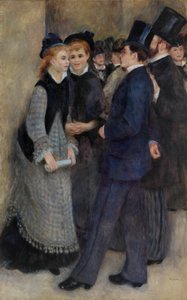 Konservatoriosta poistuminen tekijältä Pierre Auguste Renoir