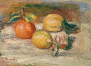 Sitruunat ja appelsiini tekijältä Pierre Auguste Renoir