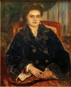 Rouva Edouard Bernier tekijältä Pierre Auguste Renoir