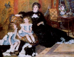 Madame Georges Charpentier ja hänen lapsensa, 1878 tekijältä Pierre Auguste Renoir