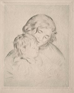 Äiti ja lapsi. tekijältä Pierre-Auguste Renoir