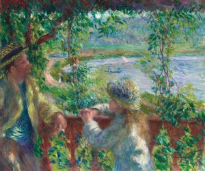 Lähellä järveä tekijältä Pierre Auguste Renoir