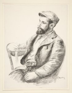 Portrait of Louis Valtat tekijältä Pierre Auguste Renoir