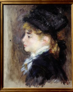 Margotin muotokuva. Pierre Auguste Renoirin (1841-1919) maalaus tekijältä Pierre Auguste Renoir