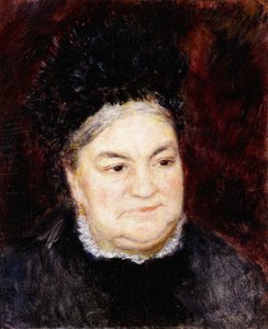 Vanhan naisen muotokuva tekijältä Pierre Auguste Renoir
