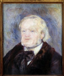 Richard Wagnerin (1813 - 1883) muotokuva. Pierre Auguste Renoirin (1841-1919) maalaus tekijältä Pierre-Auguste Renoir