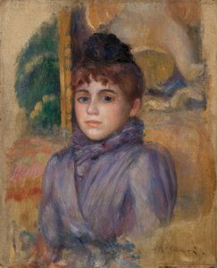 Nuoren naisen muotokuva tekijältä Pierre Auguste Renoir