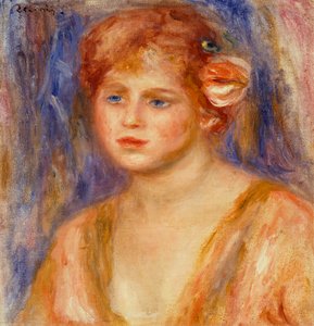 Nuoren tytön muotokuva tekijältä Pierre Auguste Renoir