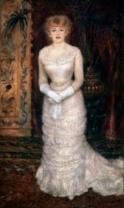 Näyttelijä Jeanne Samaryn muotokuva, 1878. tekijältä Pierre Auguste Renoir