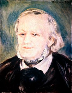 Richard Wagner 1813-1883, saksalainen säveltäjä, kapellimestari ja esseisti, 1882 tekijältä Pierre Auguste Renoir